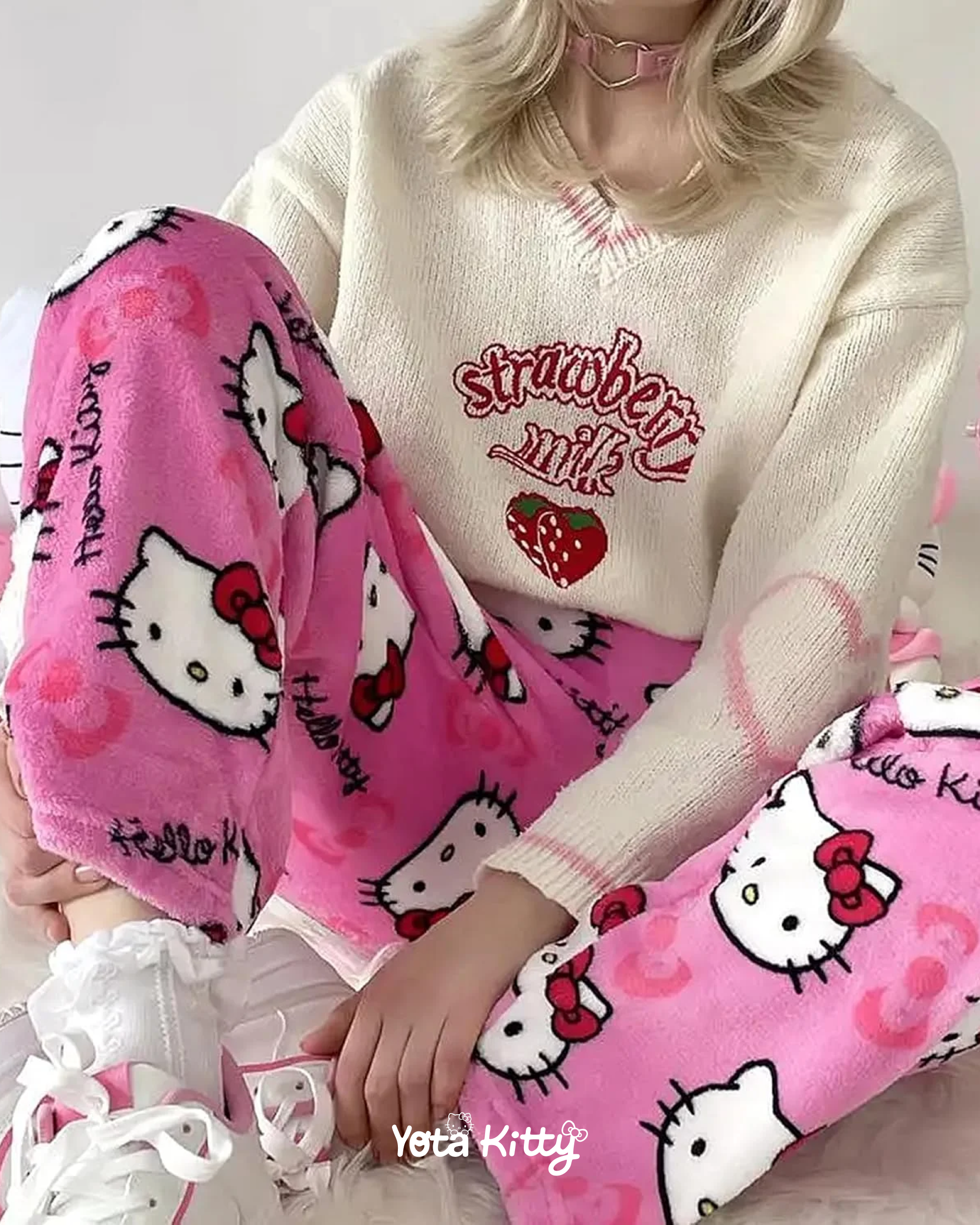 Hello Kitty Pajamas Pink