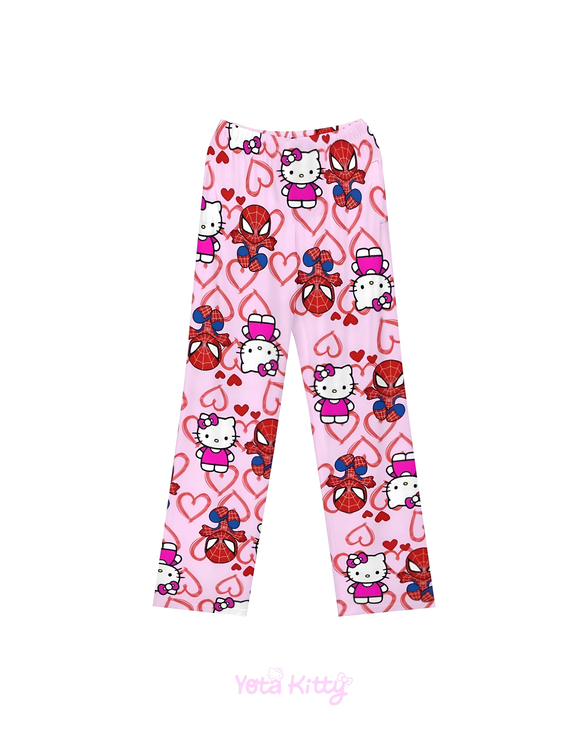 Hello Kitty Pajamas Spiderman PinK