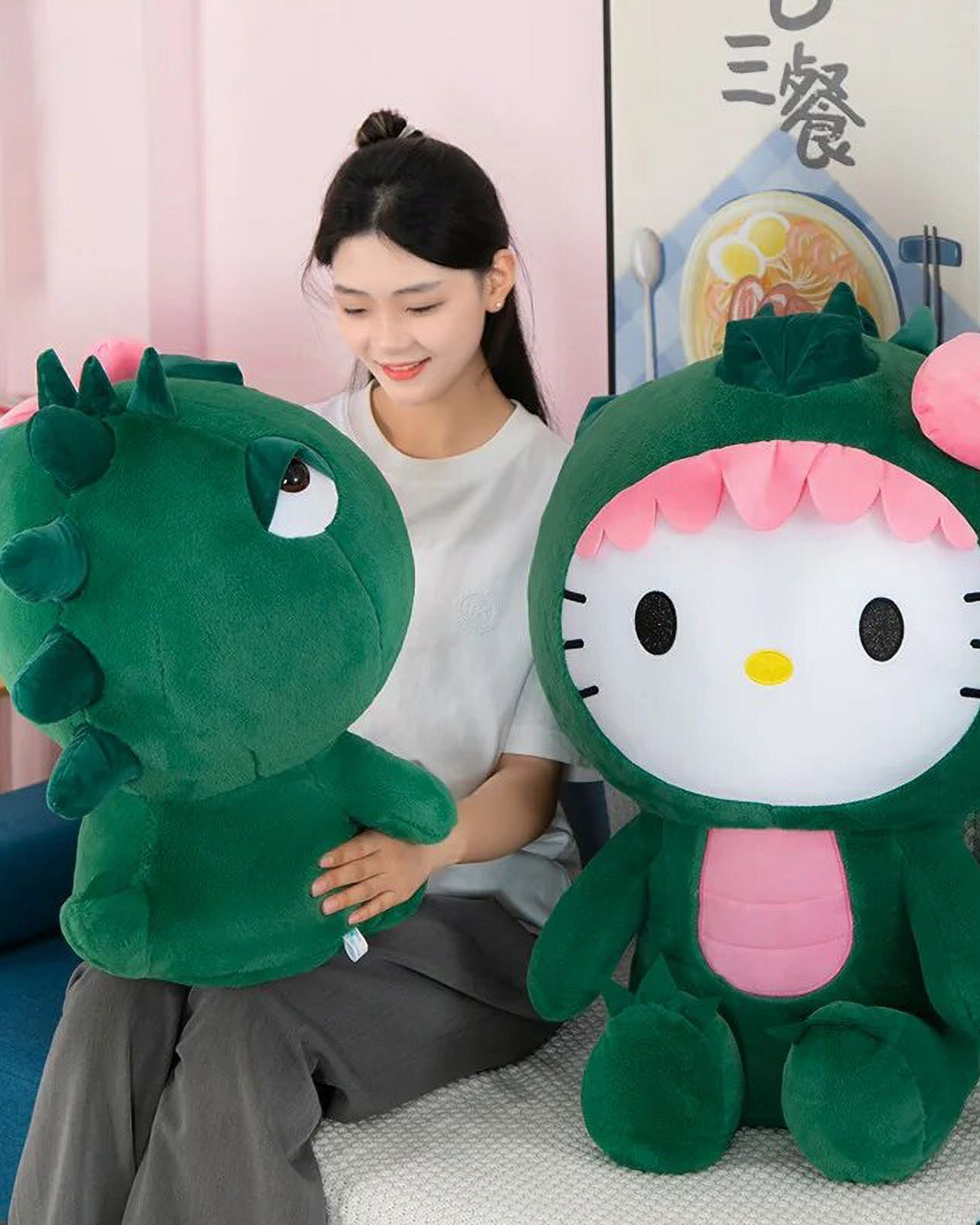 Hello Kitty Dinosaur Plush